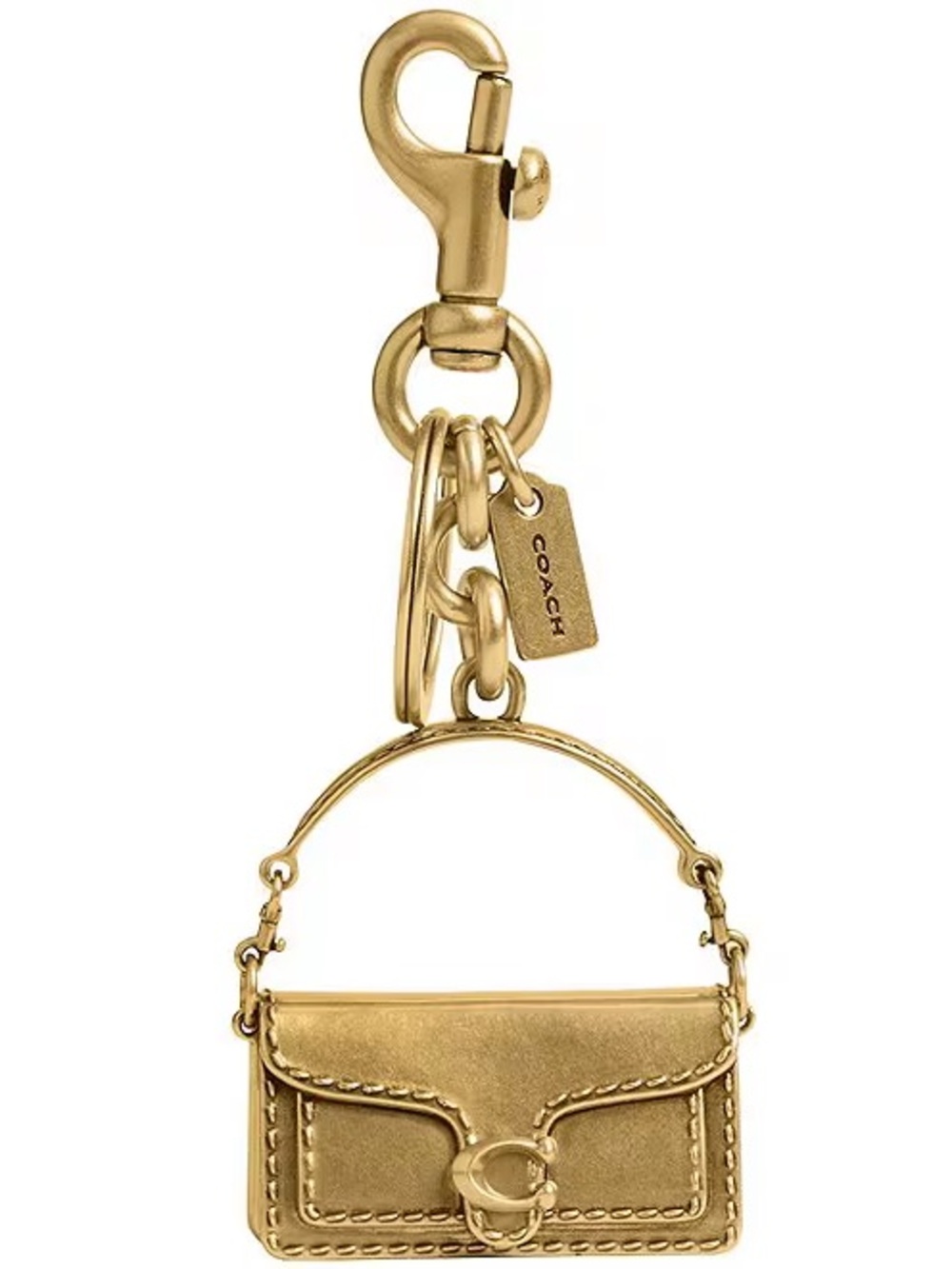 Coach Tabby Purse Charm Keychain NWT